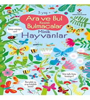 Ara ve Bul li Bulmacalar Minik Hayvanlar
