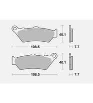 Brembo 07BB03SP 2014-2018 BMW R 1200 RT Arka Fren Balatası Sinterli Balata
