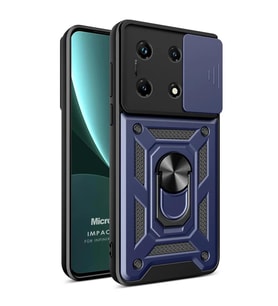 Microsonic Infinix Note 30 Pro Kılıf Impact Resistant Siyah (Lacivert)