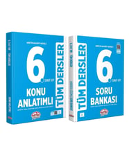 Editör Yayınları 6.Sınıf VİP Tüm Dersler Konu ve Soru Seti 2 Kitap