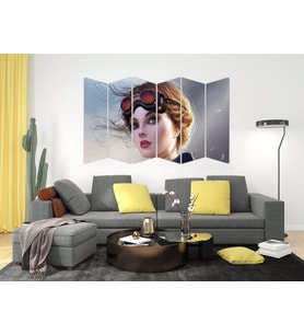 KIZ ÇİZİM DİJİTAL ART MDF TABLO-1099 MODEL-B