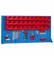 1800x914 mm Çalışma Tezgahı Panosu - Model 2 (Mavi)