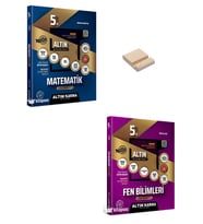Altın Karma 5. Sınıf Matematik ve Fen Bilimleri Etkinlikli Soru Bankası + Telefon Standı