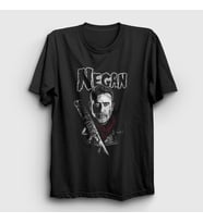 Presmono Unisex Siyah Negan Smith The Walking Dead T-Shirt 390373tt