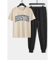 Unisex  Houston 2'li Eşofman Takımı (Bej)