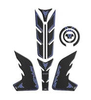 Yamaha MT-07 2018-2020 Mavi-Siyah Tank Pad Set