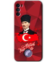 Reeder S19 Max Pro S Kılıf HD Desen Baskılı Arka Kapak - Atatürkiye