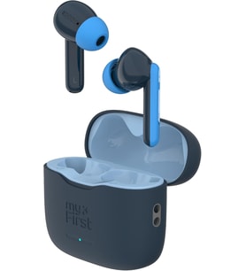 myFirst CareBuds - 2023 Erkek Kızlar için Yeni Kulaklıklar Kayıp Önleyici Şeritli Çocuklar İçin Güvenli Kulaklıklar Kulaklıklar (Uzay Mavisi)