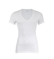 6 Adet Yıldız Erkek Likralı Derin V Yaka T-Shirt Fanila Beyaz 355
