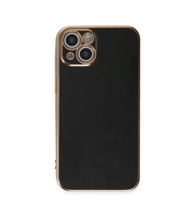 iPhone 15 Kılıf Volet Silikon - Siyah