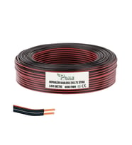 Poke Elektrik Ve Hoparlör Kablosu Kordon 2X0.75 100Mt - Siyah