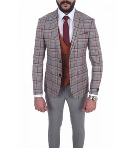 Kombinli Slimfit Drop 6 Takım Elbise