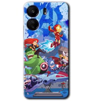 Xiaomi Redmi 13C Kılıf HD Desen Baskılı Kılıf - Avengers Cartoon