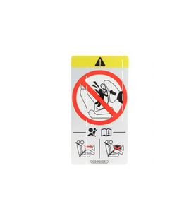 VW 5G0010029J Hava Yastığı Airbag Uyarı Etiketi Sticker