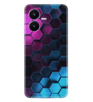 Vivo Y22S Kılıf Resimli Desenli Silikon Platinium Series Petek 1825