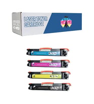 Safir Toner Canon CRG-729 / İ-Sensys LBP-7018 CMYK 1 Set  Muadil Toner