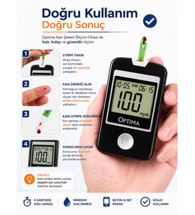 Şeker Ölçüm Cihazı (Hızlı & Doğru Ölçüm)