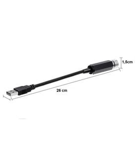 USB YILDIZ TAVAN LEDİ 26CM 5 MODLU KIRMIZI RENK