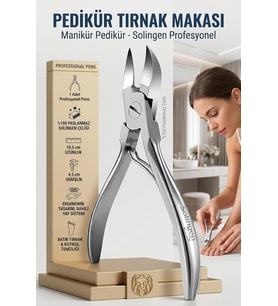 Pedikür Tırnak Makası Çelik Tırnak Et Pensi Manikür Makası Solingen Profesyonel 718176