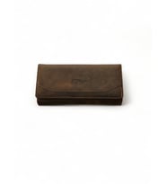 PEL-AT479G PELİKAN DERİ COMFORTABLE CÜZDAN (UNİSEX-GREYZİ) (Kahverengi Koyu)