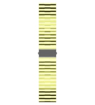 Samsung Galaxy Watch 4 5 6 7 FE 40 40 44 Classic 42 43 46 47 mm Kordon Şeffaf Ba (Sarı)