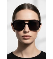 Glazento Premium Siyah Kemik Çerçeve Güneş Gözlüğü Unisex