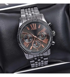 Sınırlı Sayıda M Kors Model Yeni Sezon Özel Kutusunda Metal Kordon Siyah Erkek Metal Kol Saati Arkadasa Abiye Sevgiliye Kocaya Baba Kardese Ese Koca Dayiya Dogum Gunu Yildonumu İcin Hediyelik Kol Saati Hediyesi Dogum Gunu Hediyelik Avantajlı Ürün
