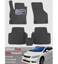 HONDA CİVİC FB7 SEDAN (2012-2015) Uyumlu EVA Paspas Tam Set–Araca Özel Tasarım,Su Geçirmez