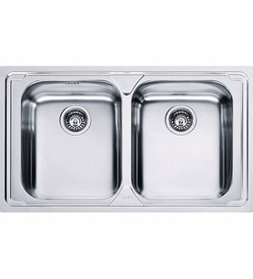 FRANKE LOGICA LINE LLX 620-L PASLANMAZ ÇELIK EVİYE (Gri)