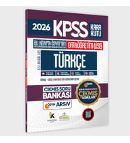 2026 FULLOrtaöğretim KPSS Türkçe Kara Kutu ÖSYM Çıkmış Soru Bankası Son 15 Yıl (Sadece Ortaöğretim)
