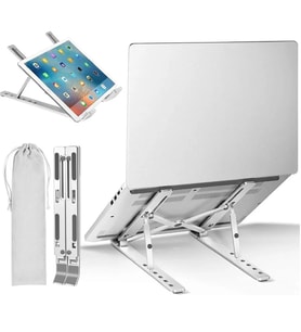 Zuidid Katlanır Alüminyum Notebook Standı Ayarlı Laptop Metal Yükseltici Tutucu