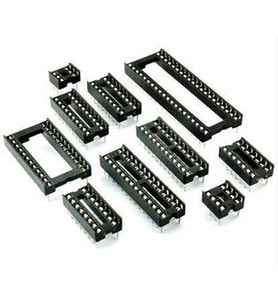Entegre Soketi Dar 28 pin  x 1 adet  (rf027) (Siyah)