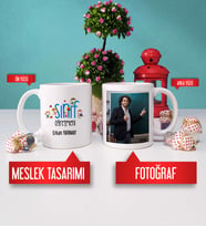 Sınıf Öğretmeni Kupa Bardak Fotoğraflı