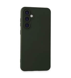 Samsung Galaxy S23 Fe Kılıf Nano İçi Kadife Silikon - Koyu Yeşil
