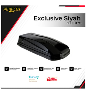 PERFLEX EXCLUSIVE PORT BAGAJ 500 LİTRE SİYAH 