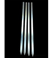 50 cm Geniş Yassı Metal Adana Kebap Şişi - Dayanıklı Mangal Gereci