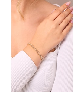 Kadın Baget Su Yolu Model Bileklik Gold BJELK2516A
