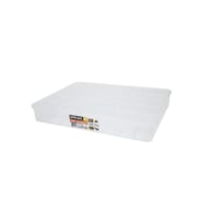 Şeffaf Çok Bölmeli Organizer Kutusu, 39x30x55cm, Düzen ve Saklama Çözümü