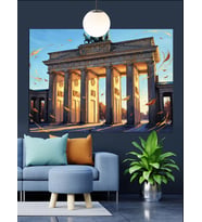 Brandenburg Kapısı (Berlin) Dekoratif Kanvas - Mdf Ahşap Tablo
