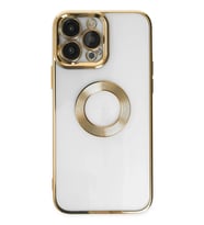 Durukar® iPhone 14 Pro Max Kılıf Slot Silikon - Gold
