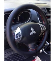 Direksiyon Kılıfı Dikmeli Soft Kırmızı İpli (38×10.CM) Mitsubishi Uyumlu
