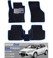FORD FOCUS 3 (2011-2014) Uyumlu EVA Paspas Tam Set–Araca Özel,Su Geçirmez,Kolay Montaj