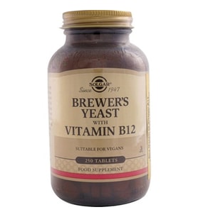 Solgar Brewer's Yeast with Vitamin B12 250 Tablet