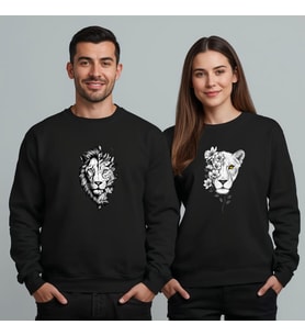 Sevgililer Günü Özel Kombin, 2 Ürün Bisiklet Yaka Sweatshirt