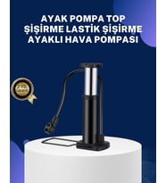 Northcity Ayakla Kullanılan Hava Pompası - Araç ve Bisiklet İçin Manuel, Pratik ve Dayanıklı Çözüm