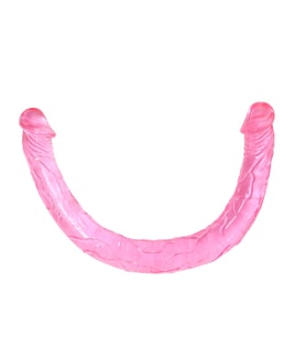 LilituShop Double Dones 44 cm Çift Taraflı Jel Yumuşak Penis Dildo