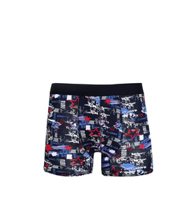 Akbeniz Erkek Penye Likralı Desenli Boxer 40114