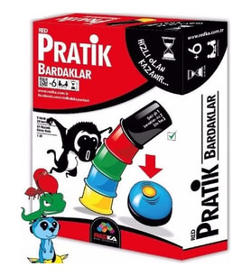 Pratik Bardaklar Zeka Mantık ve Strateji Redka (Akıl Oyunları)