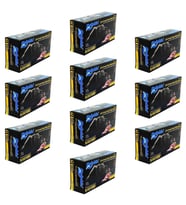 Dolphin Tek Kullanımlık Lateks Siyah Pudrasız Nitril Muayne Eldiveni Meidum - 100'lü 10 Paket