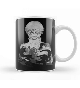 Monochrome Kaneki Kupa Bardak Porselen
